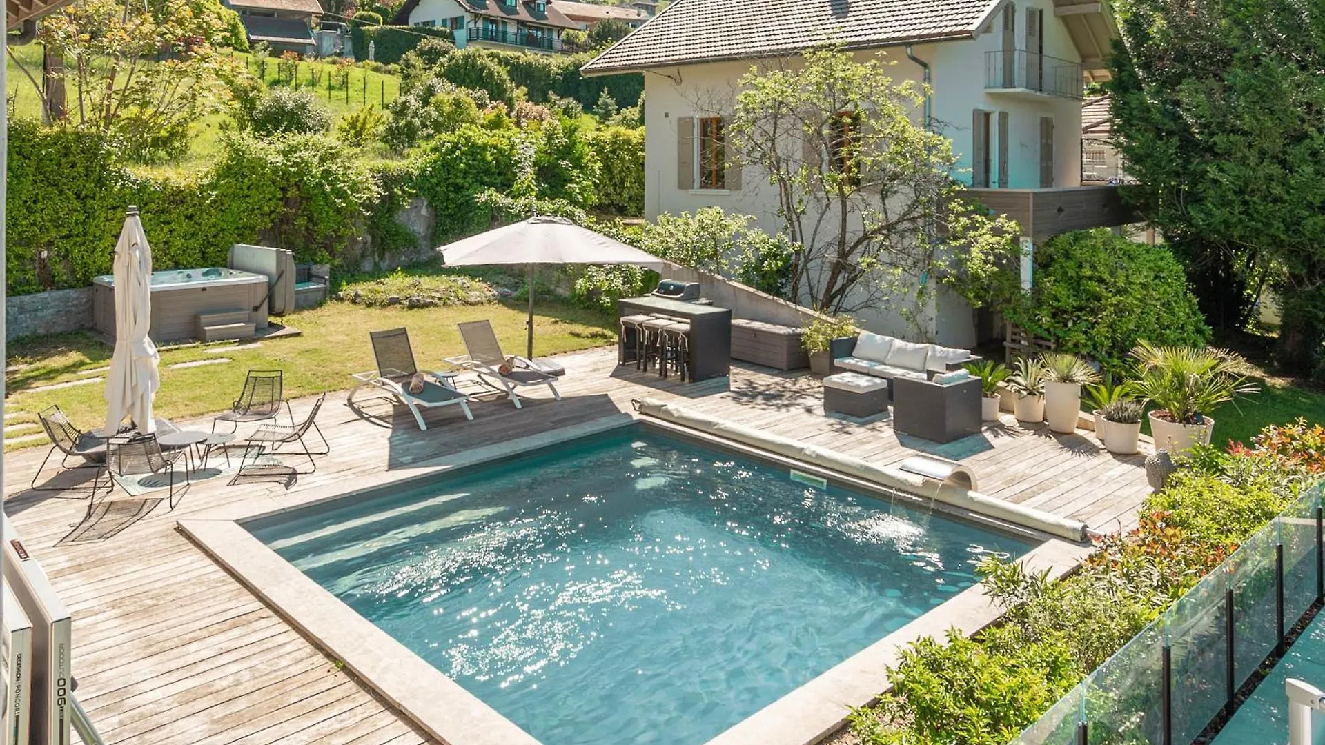 M62 Jolie Villa Veyrier-Du-Lac Avec Jacuzzi Et Vue Sur Lac